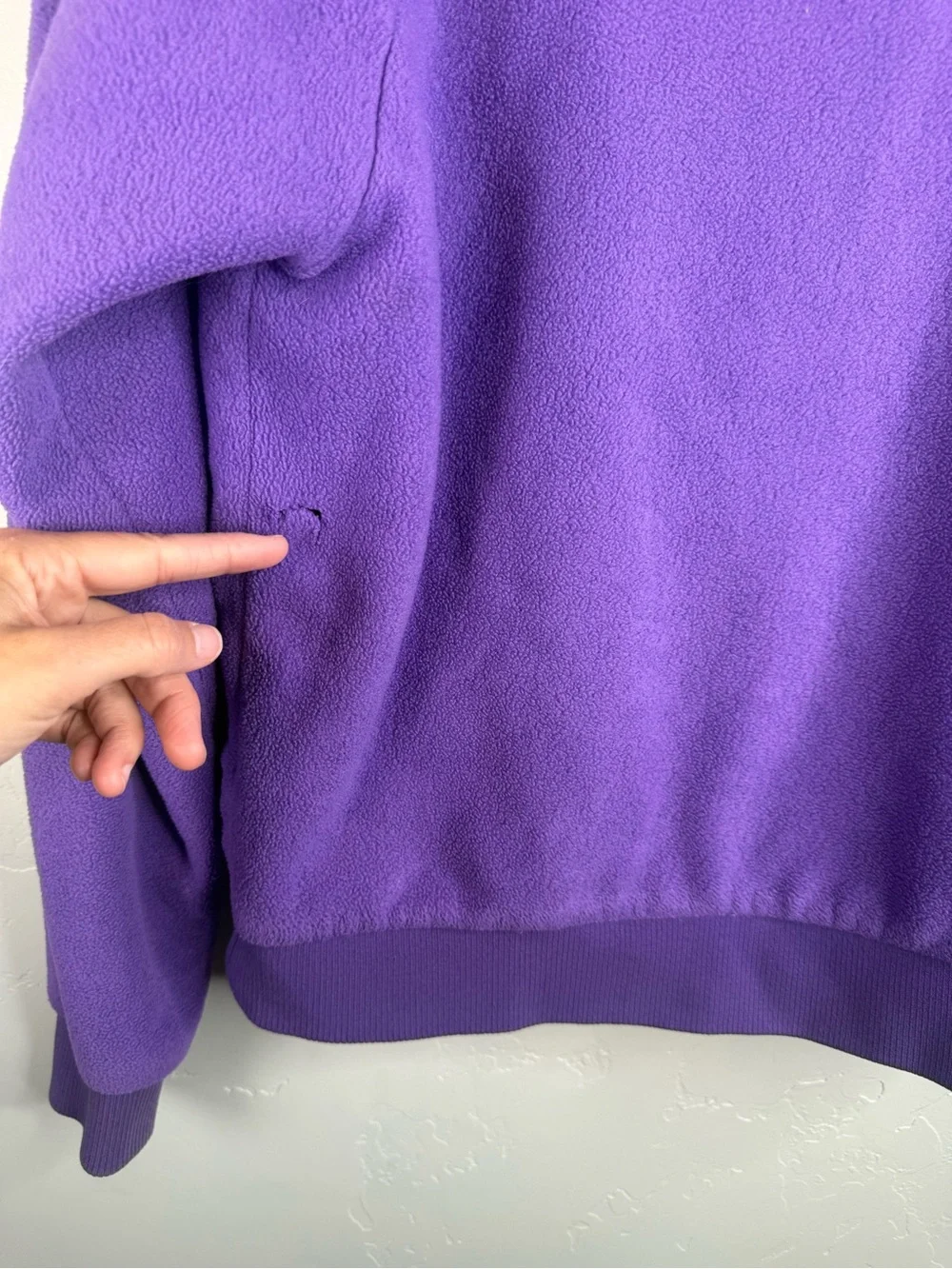 Vintage Columbia Sportswear Fleece Jacket Women's Small Purple - Picture 7 of 10